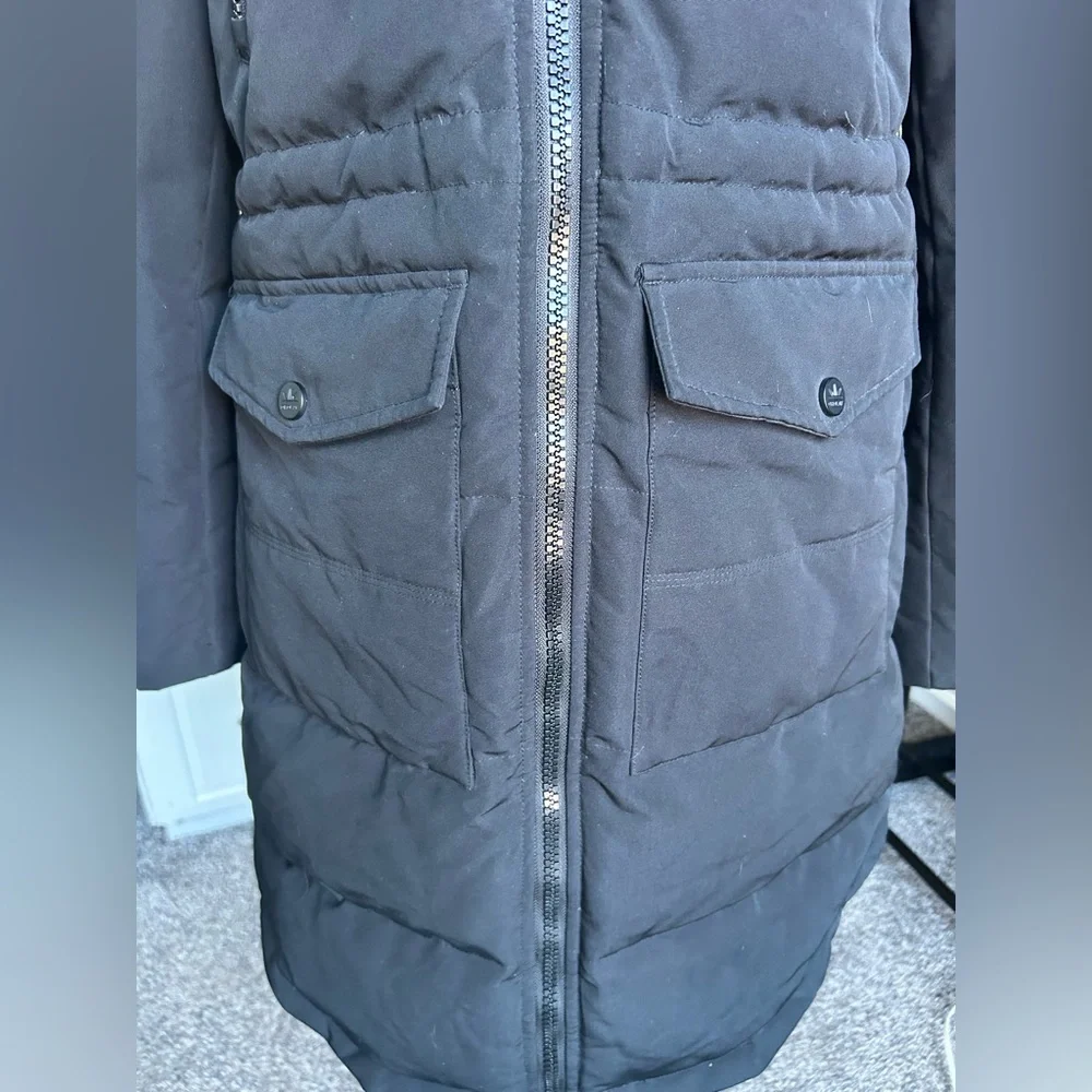 Orolay Women’s Black Down Filled Puffer Parka Jacket Size Small - Picture 6 of 13
